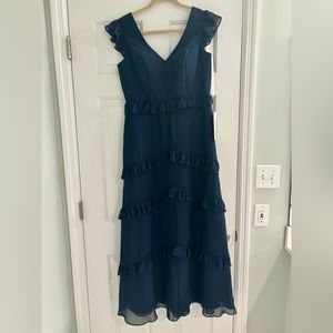 Revelry Navy Blue dress. Size 6 petite. New with tags.